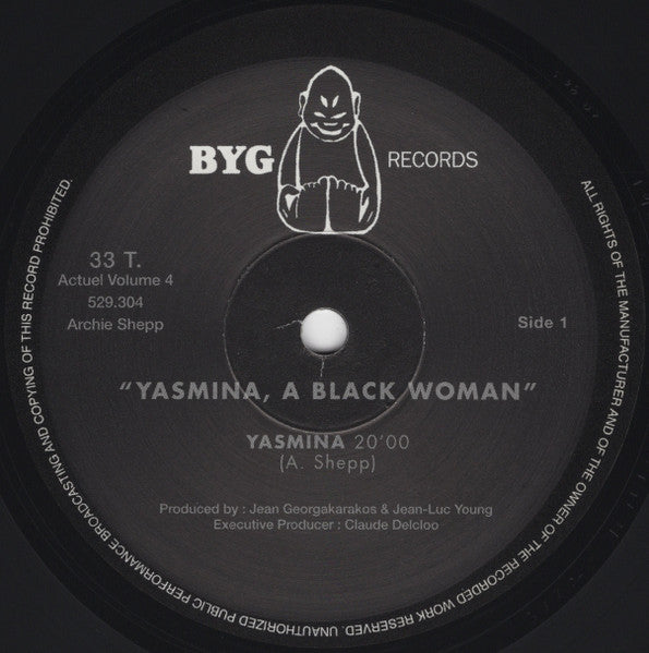 Archie Shepp : Yasmina, A Black Woman (LP, Album)