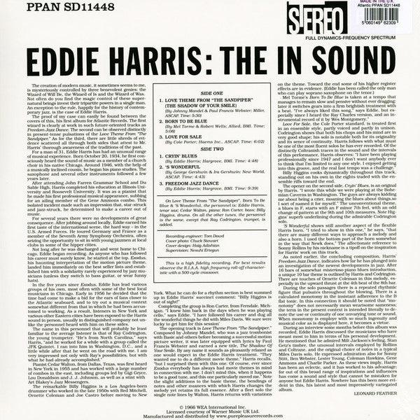 Eddie Harris : The In Sound (LP, Album, Ltd, RE, RM, 180)