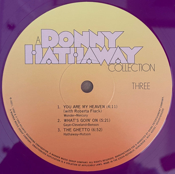 Donny Hathaway : A Donny Hathaway Collection (2xLP, Comp, RE, Pur)