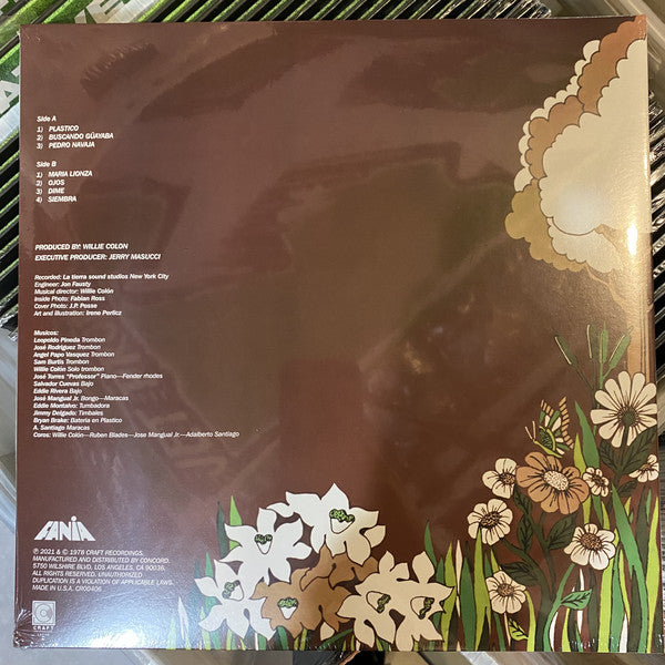 Willie Colón & Ruben Blades : Siembra (LP, Album, RE, RM, Gat)