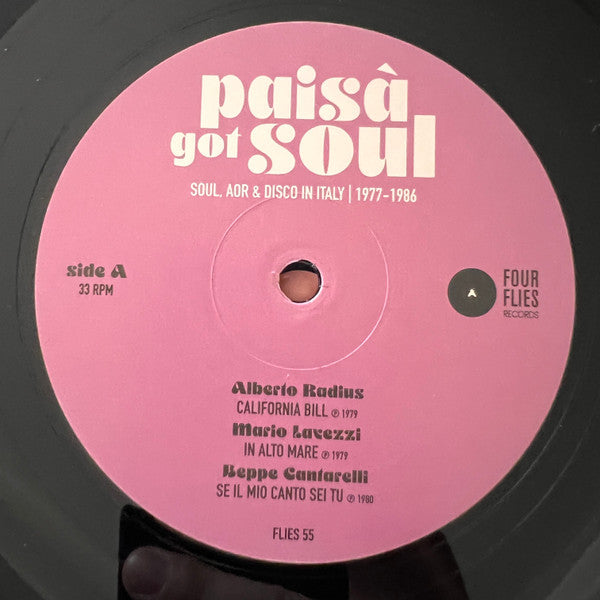 Various : Paisà Got Soul (Soul, AOR & Disco In Italy 1977-1986) (2xLP, Comp)