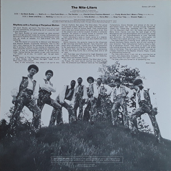 The Nite-Liters : The Nite-Liters (LP, Album, RE)
