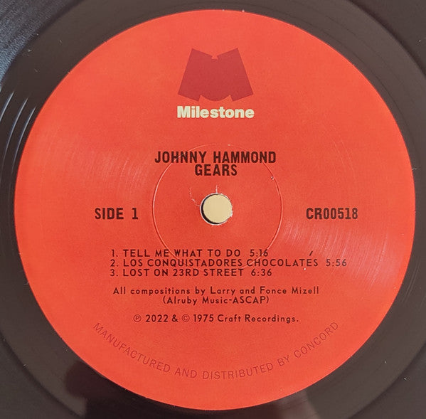 Johnny Hammond : Gears (LP, Album, Ltd, RE, 180)