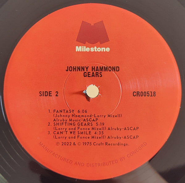 Johnny Hammond : Gears (LP, Album, Ltd, RE, 180)
