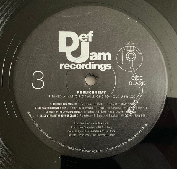Public Enemy : It Takes A Nation Of Millions To Hold Us Back (2xLP, Album, RE, RM, 180)