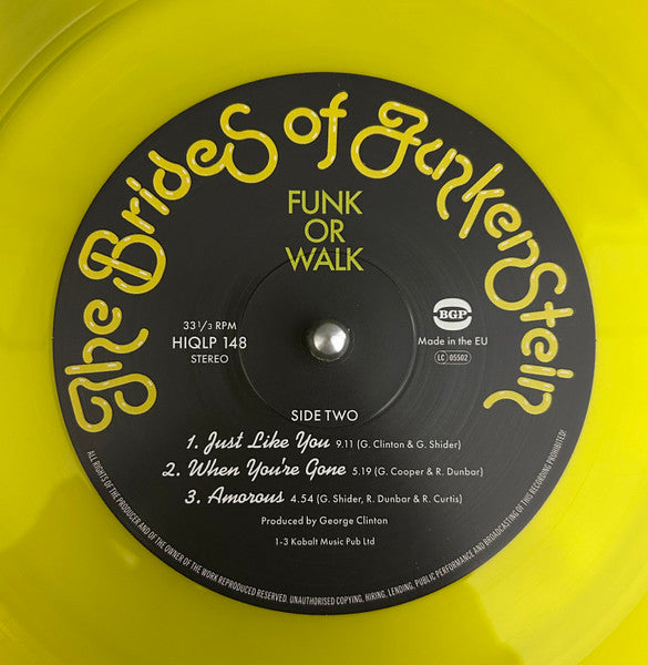 Brides Of Funkenstein : Funk Or Walk (LP, Album, RE, Yel)