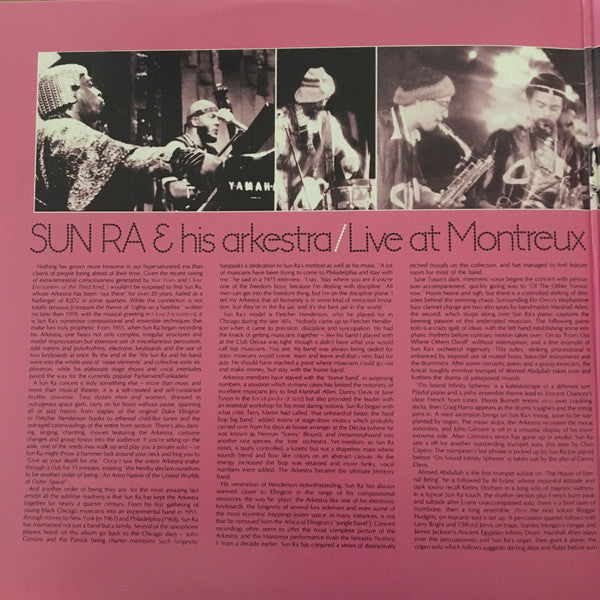 The Sun Ra Arkestra : Live At Montreux (2xLP, Album, RE)