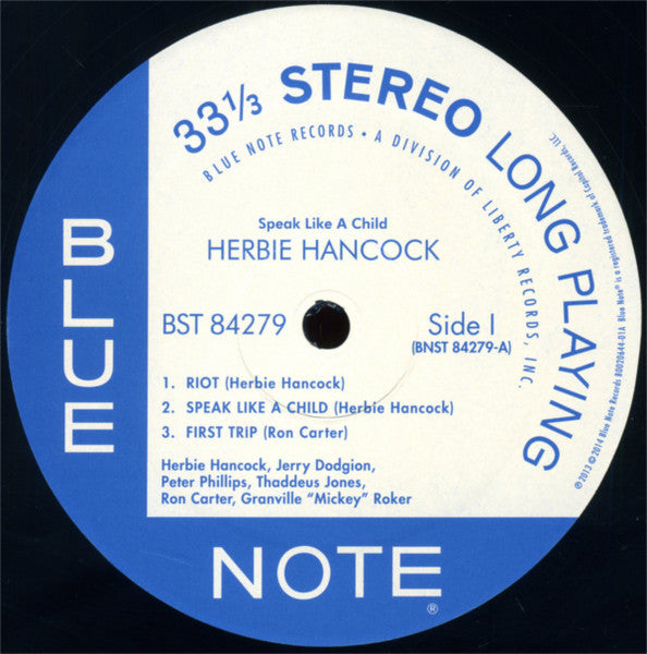 Herbie Hancock : Speak Like A Child (LP, Album, RE, RM, Gat)