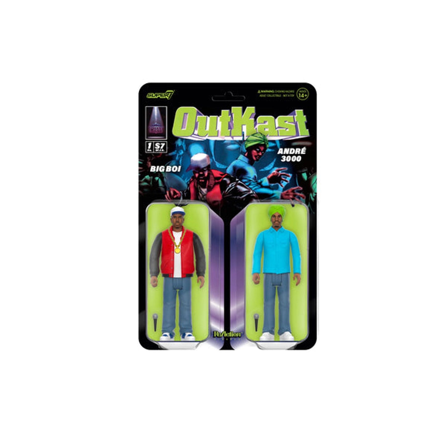 Super7 OutKast Reaction Figures Atliens - Collectables Multicolor Unisex
