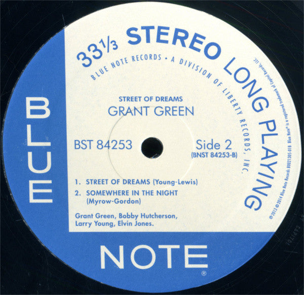Grant Green : Street Of Dreams (LP, Album, RE)
