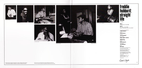Freddie Hubbard : Straight Life (LP, Album, RE, RM, Gat)