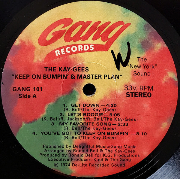 Kaygee's* : Keep On Bumpin' & Masterplan (LP, Album, RE)
