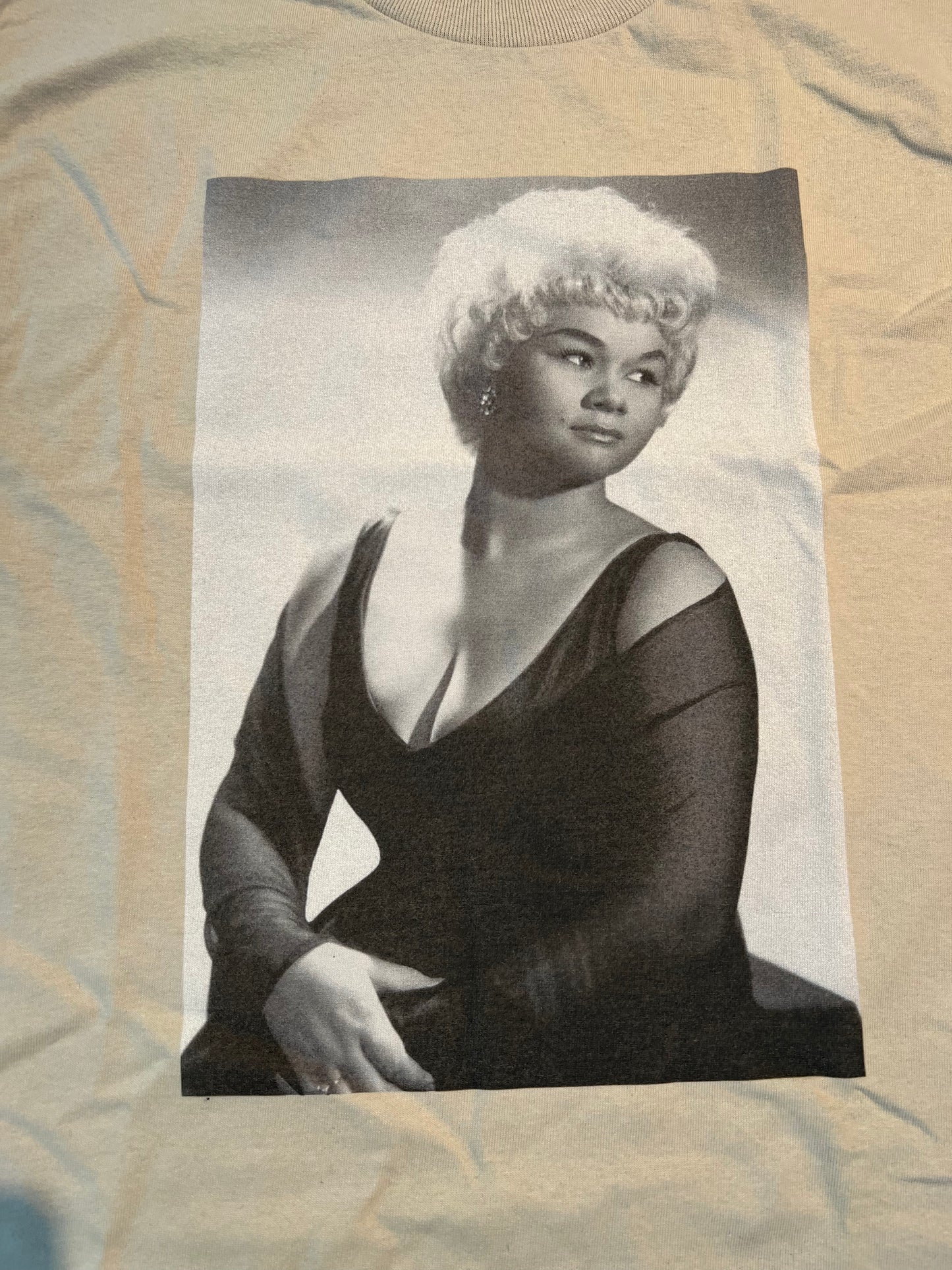 Etta James Vintage Portrait Heavy Cotton Tee – Official Licensed  Funky Groove Store