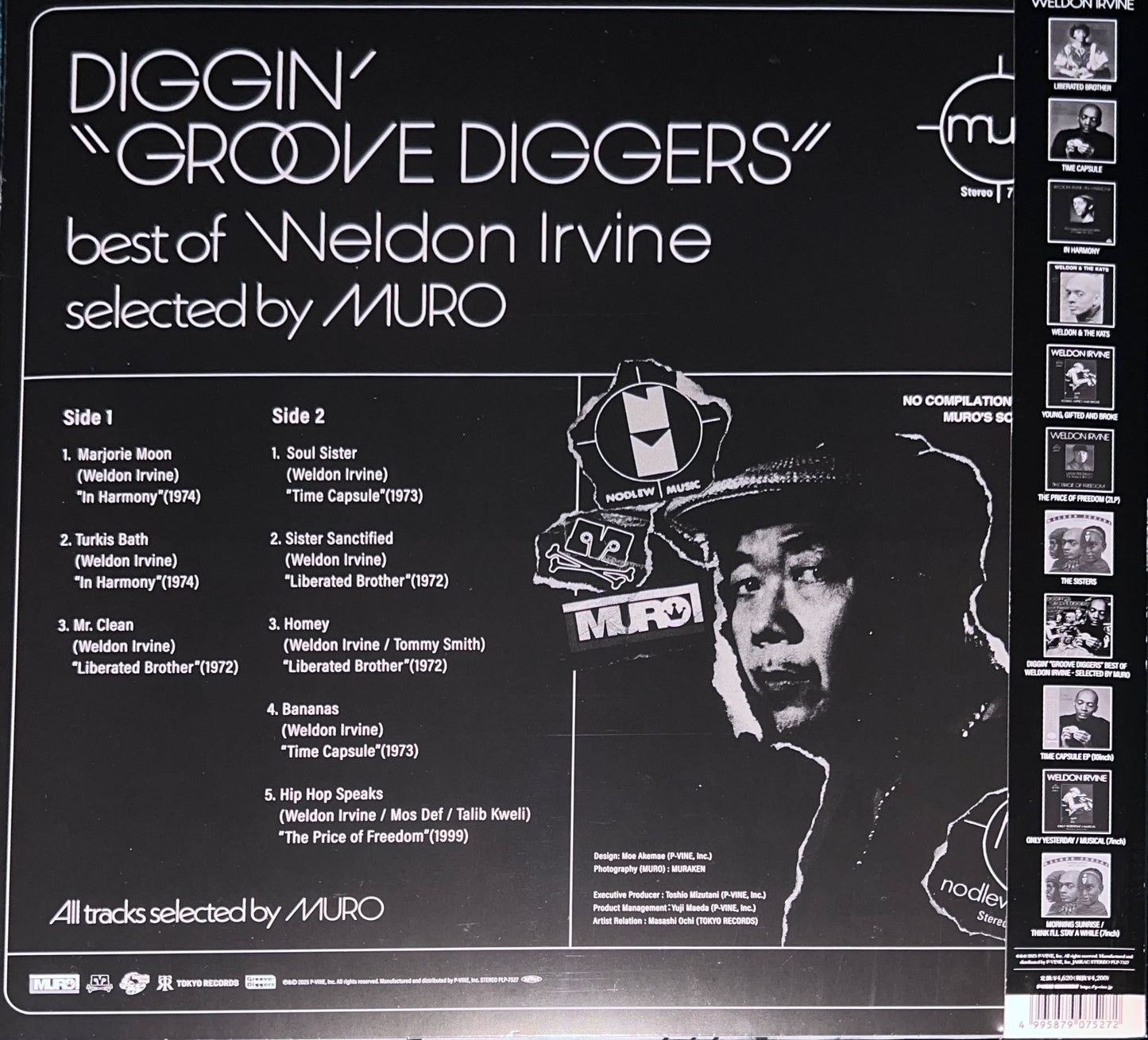 Weldon Irvine - Diggin' "Groove Diggers" Best Of Weldon Irvine Selected By Muro Compilation Vinyl Record