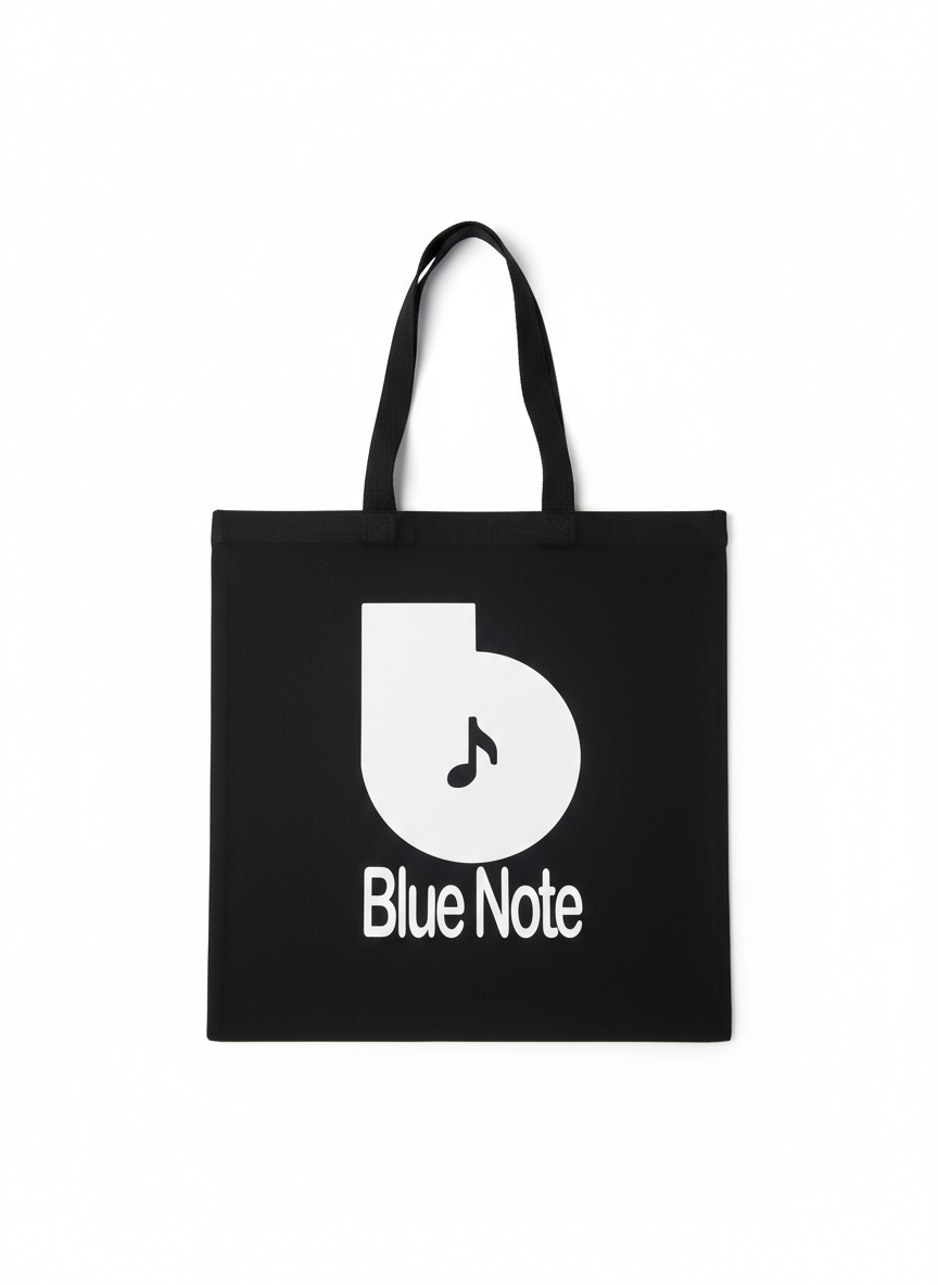 Blue Note Records Tote Bag - Clean White Background