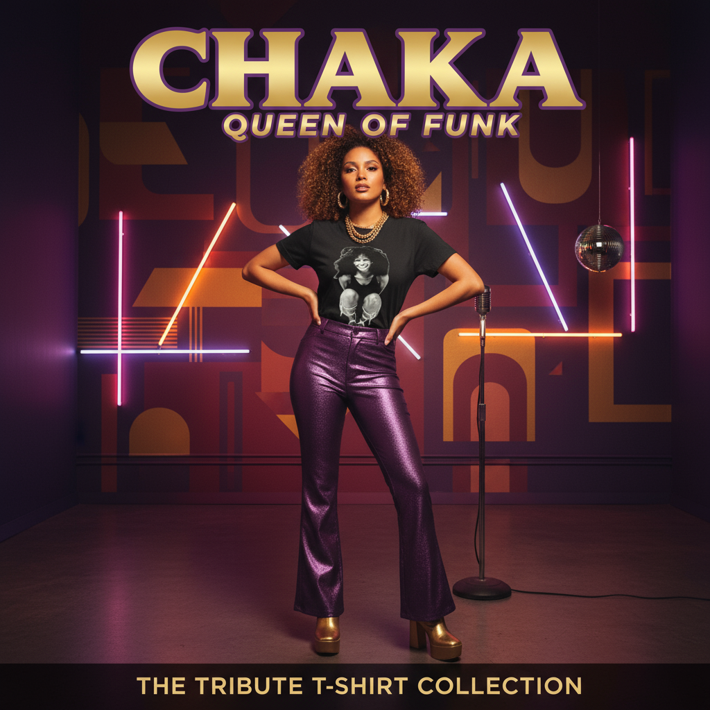 Chaka Khan T-Shirt Lifestyle Ad