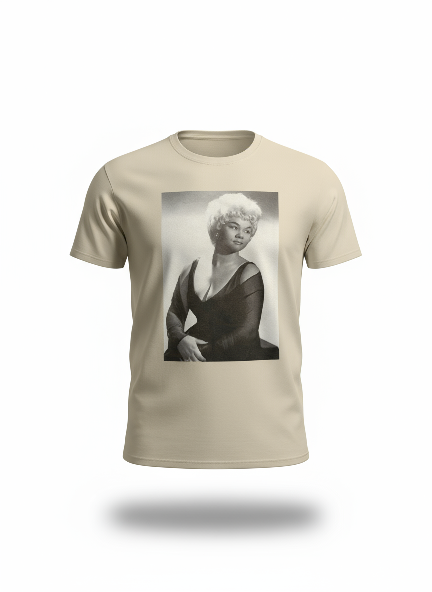 Etta James Vintage Portrait - Enhanced 3D