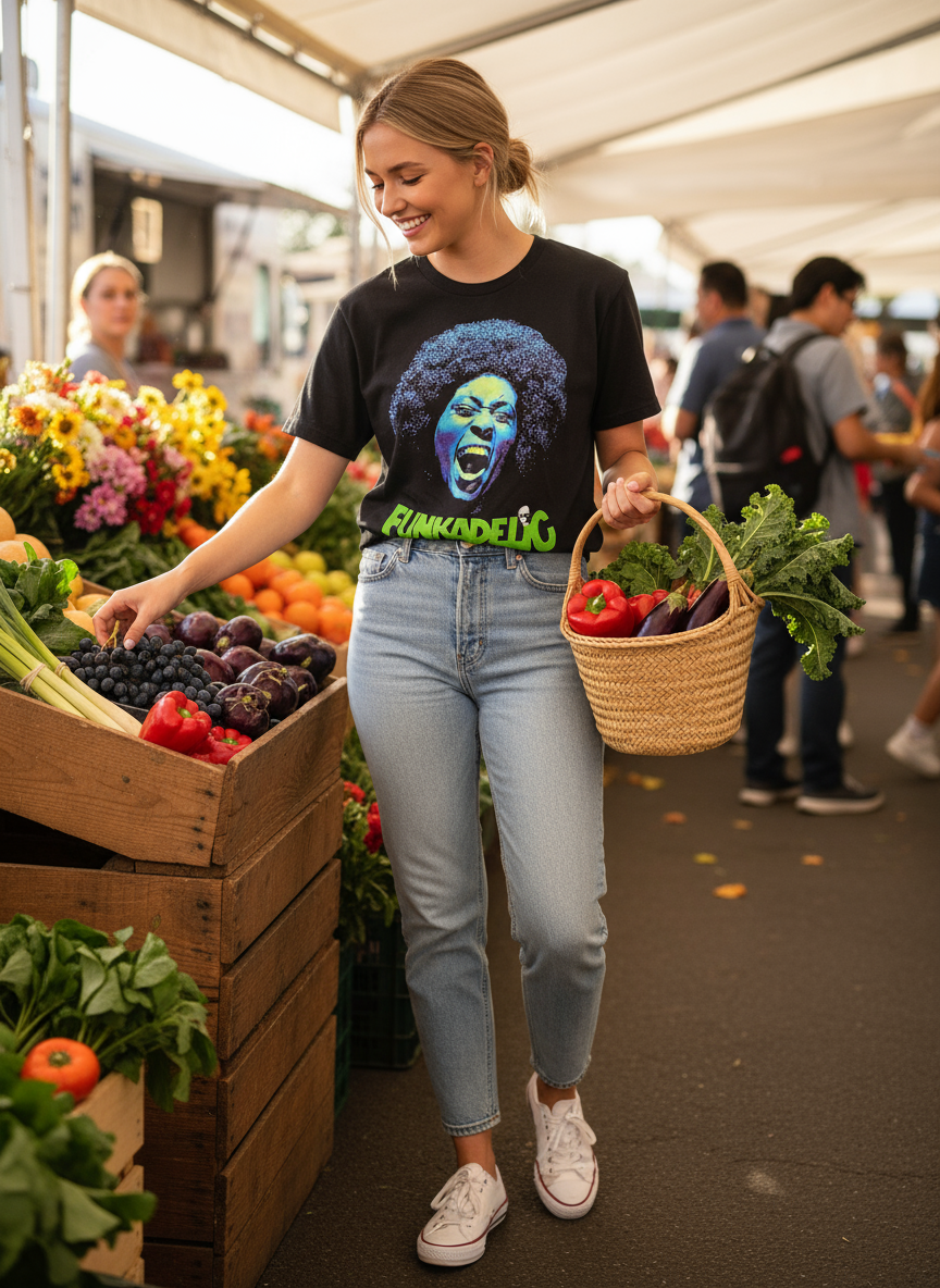 Funkadelic Psychedelic Shirt at Farmer's Market - Untucked
