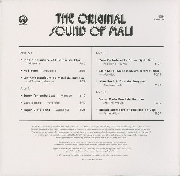Various : The Original Sound Of Mali (2xLP, Comp)