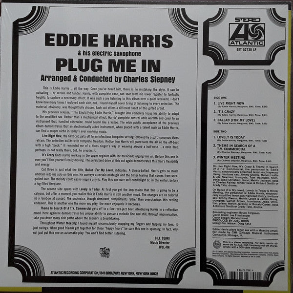 Eddie Harris : Plug Me In (LP, Album, RE)