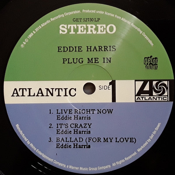 Eddie Harris : Plug Me In (LP, Album, RE)