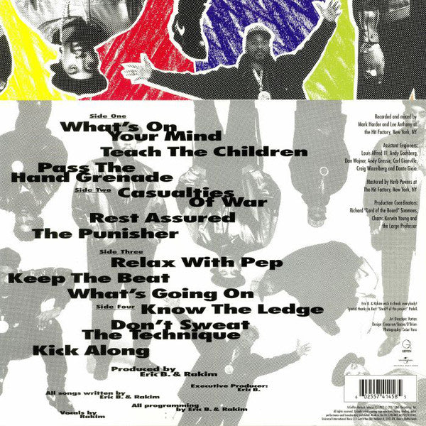 Eric B. & Rakim : Don't Sweat The Technique (2xLP, Album, RE, 180)