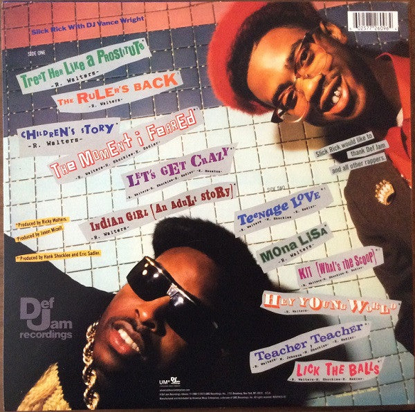 Slick Rick : The Great Adventures Of Slick Rick (2xLP, Album, RE)