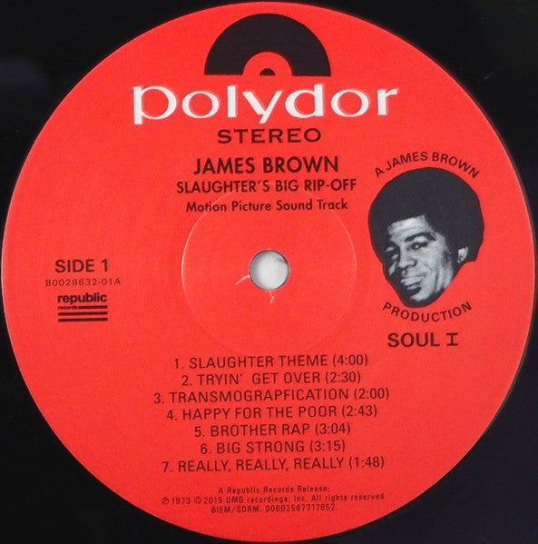 James Brown : Slaughter's Big Rip-Off (LP, Album, RE, Gat)