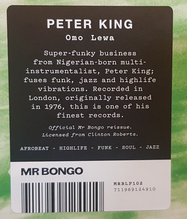 Peter King : Omo Lewa (LP, Album, RE)