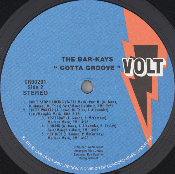 The Bar-Kays* : Gotta Groove (LP, Album, RE, 180)