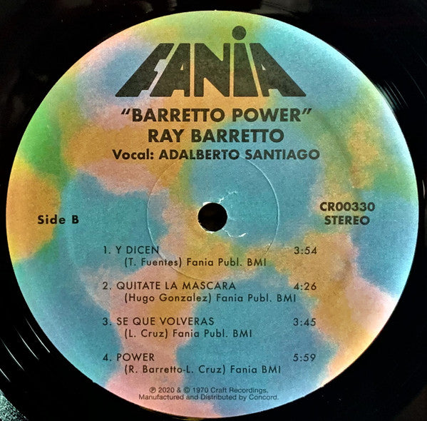 Ray Barretto : Barretto Power (LP, Album, RE)