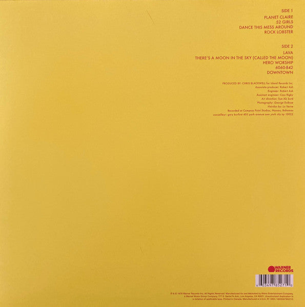 The B-52's : The B-52's (LP, Album, RE, RP)