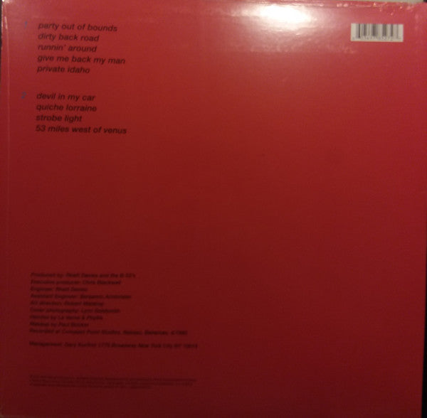 The B-52's : Wild Planet (LP, Album, RE)