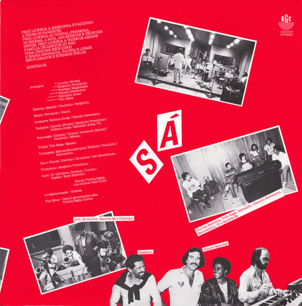 Sandra Sá* : Vale Tudo (LP, Album, RE)