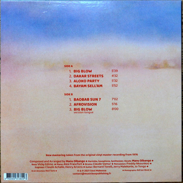 Manu Dibango : Afrovision (LP, Ltd, RM, RP, red)