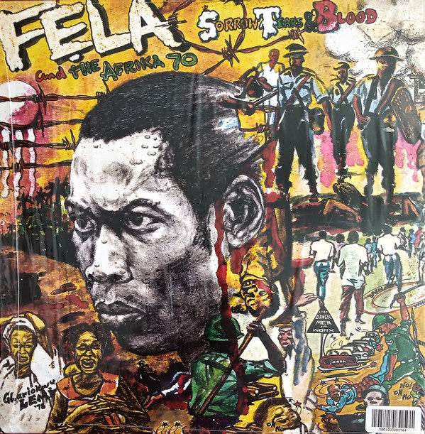 Fela Kuti And Africa 70 : Sorrow Tears And Blood (LP, Album, RE)