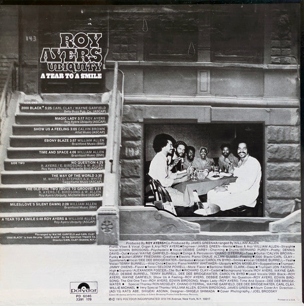 Roy Ayers Ubiquity : A Tear To A Smile (LP, Album, RE)