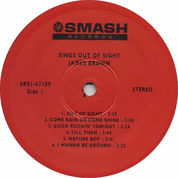 James Brown : Sings Out Of Sight (LP, Album, RE, Gat)