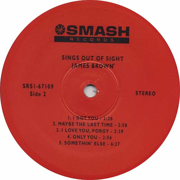 James Brown : Sings Out Of Sight (LP, Album, RE, Gat)