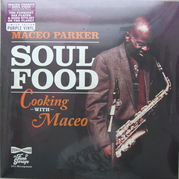 Maceo Parker : Soul Food: Cooking With Maceo (LP, Album, Ltd, Pur)