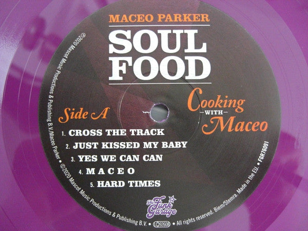 Maceo Parker : Soul Food: Cooking With Maceo (LP, Album, Ltd, Pur)