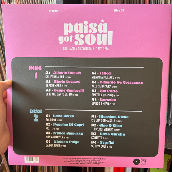 Various : Paisà Got Soul (Soul, AOR & Disco In Italy 1977​-​1986) (2xLP, Comp)