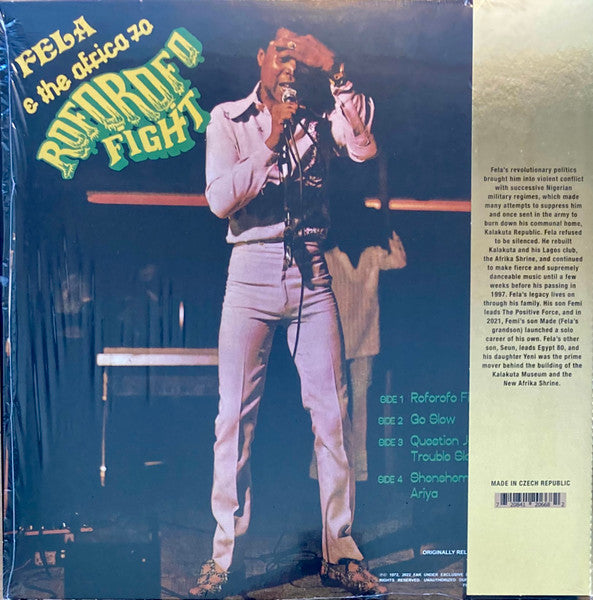 Fela* & The Africa 70* : Music Of Fela - Roforofo Fight (LP, Gre + LP, Ora + Album, Ltd, RE)