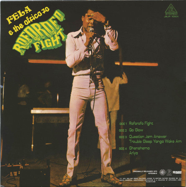 Fela* & The Africa 70* : Music Of Fela - Roforofo Fight (LP, Gre + LP, Ora + Album, Ltd, RE)