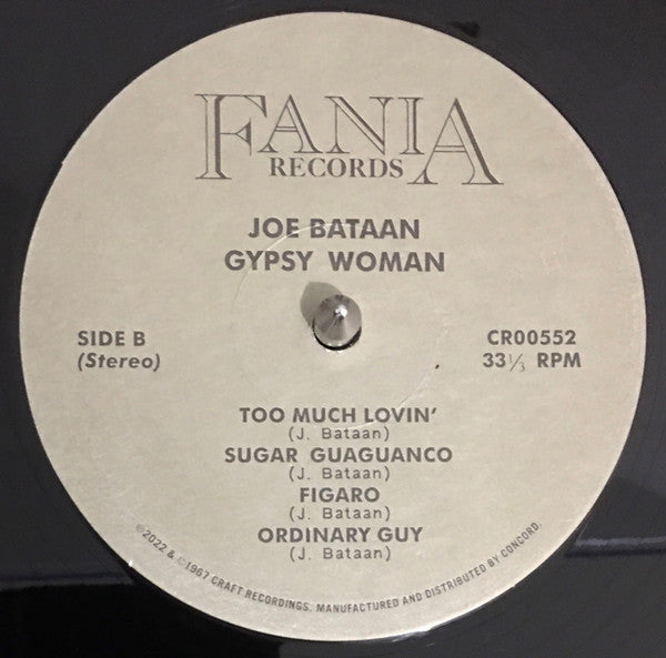 Joe Bataan : Gypsy Woman (LP, Album, RE, 180)