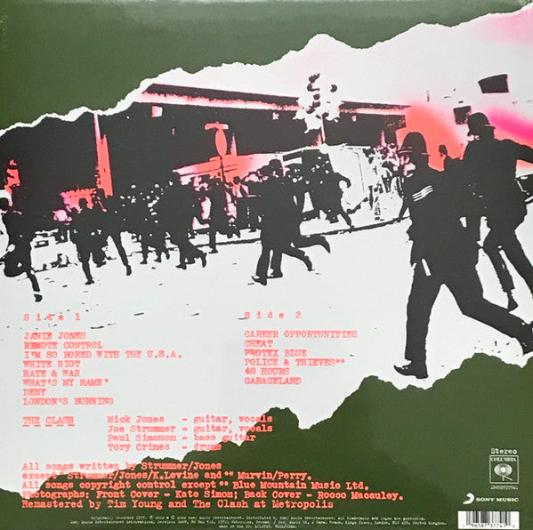 The Clash : The Clash (LP, Album, Ltd, RE, Pin)