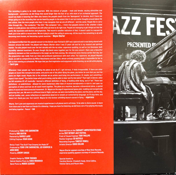 Wayne Shorter, Terri Lyne Carrington, Leo Genovese, Esperanza Spalding : Live At The Detroit Jazz Festival (2xLP)