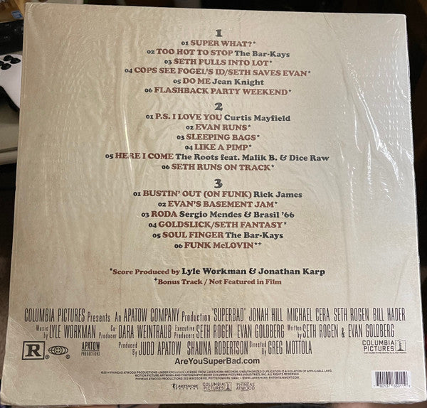Lyle Workman : Superbad (Original Motion Picture Soundtrack) (LP + LP, S/Sided + Comp)