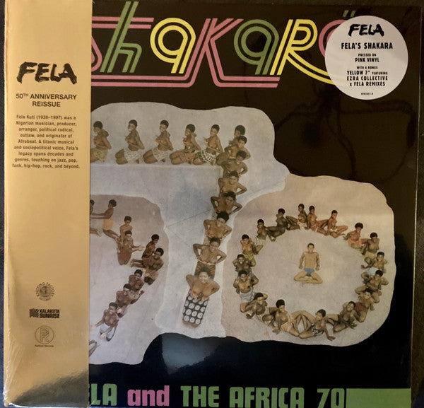 Fela* And The Africa 70* : Shakara (LP, Album, Ltd, RE, Pin + 7", Ltd, Yel)