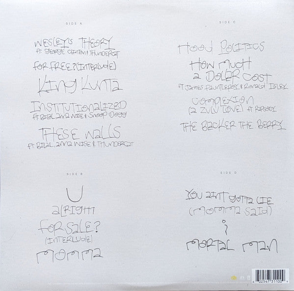 Kendrick Lamar : To Pimp A Butterfly (2xLP, Album, RE, Gat)
